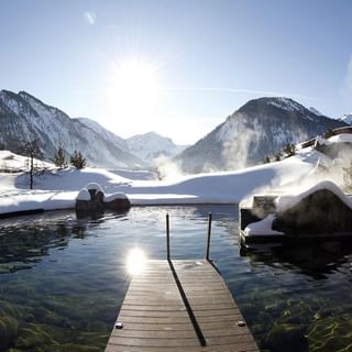 Hotel Jungbrunn Uitzicht winter
