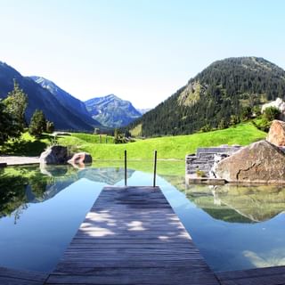 Hotel Jungbrunn Uitzicht zomer
