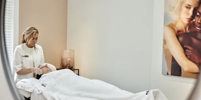 A treatment at Dermaesthetics