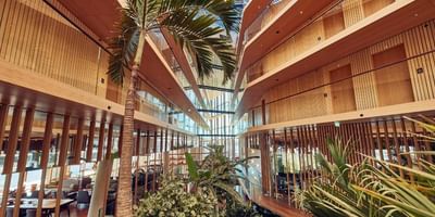 WestCord Hotel Jakarta courtyard garden