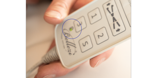 1a. | Your bed is in safety mode, which means it needs to be reset. Take the hand control.